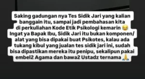 tes sidik jari penipu